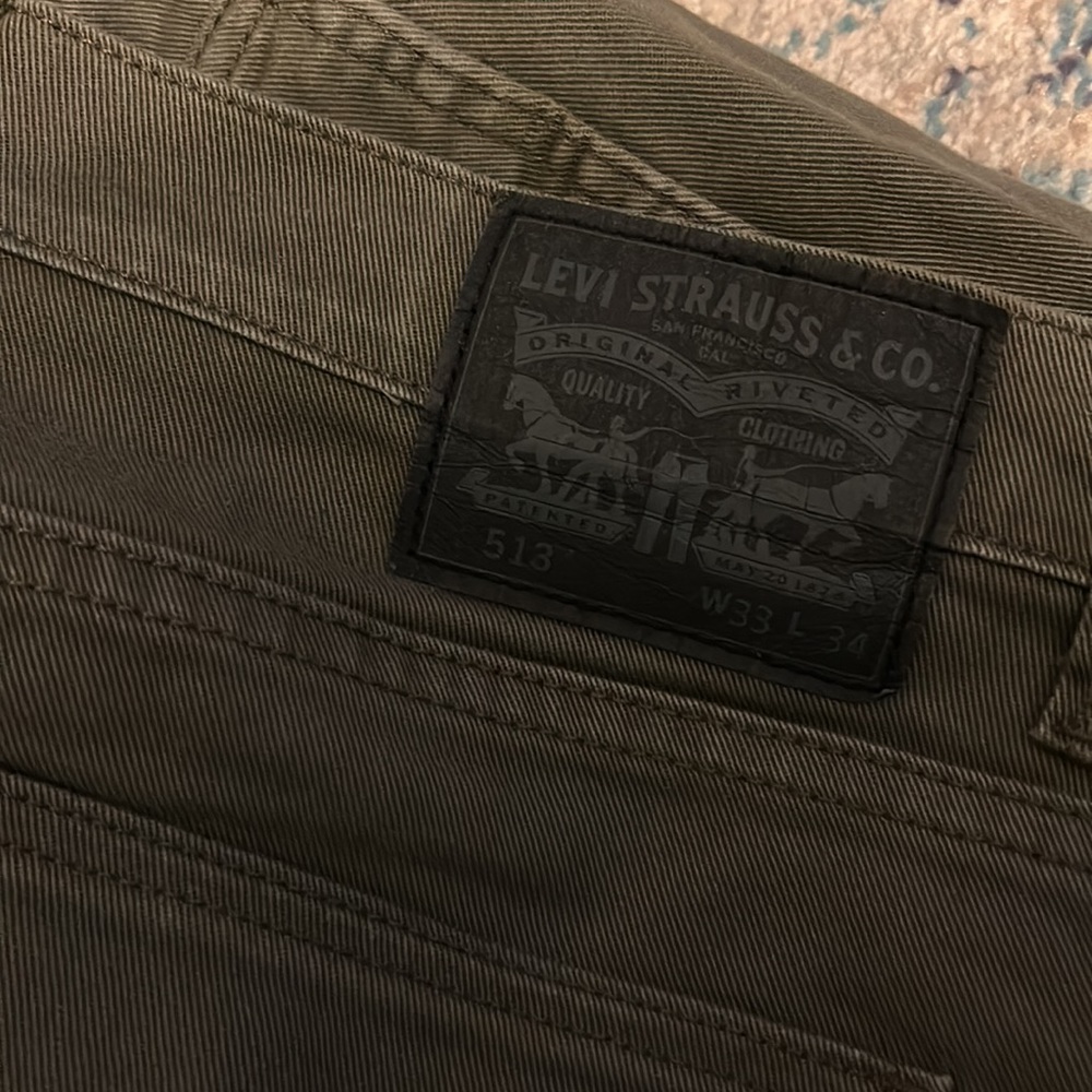 Levi’s 513 Olive Jean